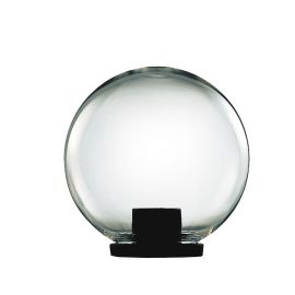 Globe sphérique pour lampadaire 25 cm. Transparent