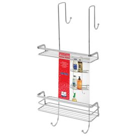 Francy 2.0 Shower Shelf with Hook 2 Shelves art. 160025b