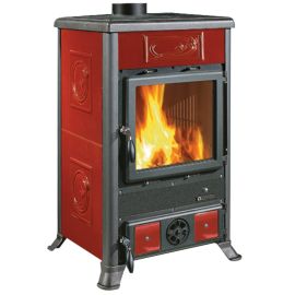Rossella R1 Liberty 8.8kW Bordeaux steel wood stove