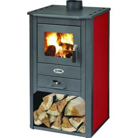 Kursal De Luxe wood stove Red