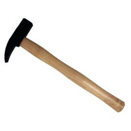 Krabbenhammer Gr. 100 Geschmiedeter Stahl, mit Vierkantkopf und Backen, mit Holzgriff