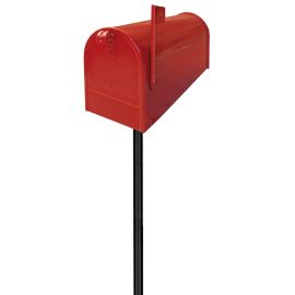 Black Iron Pole for America Mailbox