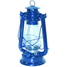 Lanterna A Petrolio Altezza 30 cm. Colore Blu