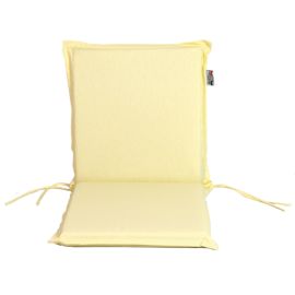 Zippo upholstered low back cushion mixed cotton and polyester 95x48x6(h) cm. Ecru