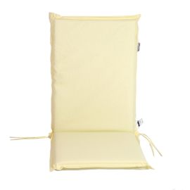 Zippo gepolstertes Kissen mit hoher Rückenlehne gemischt Baumwolle und Polyester 115x48x6(h) cm. Ecru