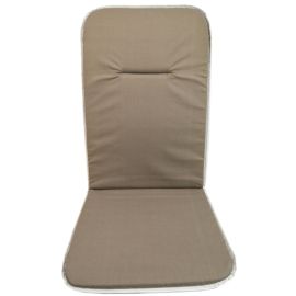 Upholstered Action cushion back High cotton-polyester blend 116x48x2.5(H) cm Turtledove