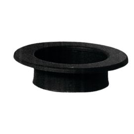 Ala-Wandrosette für Öfen, Durchmesser 2 mm, 12 cm, mattschwarz