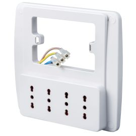 Emilia 3bipass wall socket outlet art. RS94130
