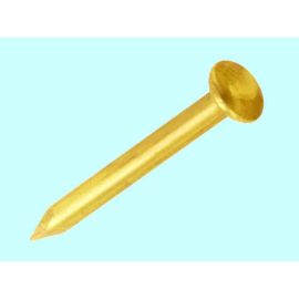 Brass Plated Tips Domed Head 12X20