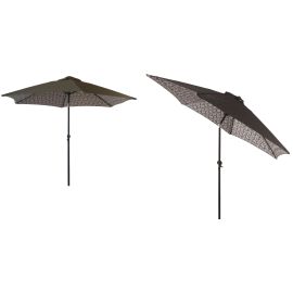 Arabesque Round Umbrella Ø 270 cmTurtledove