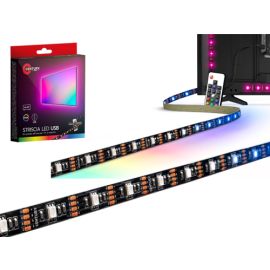 Luci Led Strisce Ad. Mt3 Usb Rgb