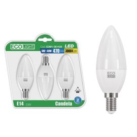 Lampadine Ecolight Led E14 Ol.6W N.Cf3Pz