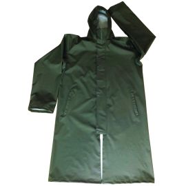 Brixo Green PU Raincoat SizeL