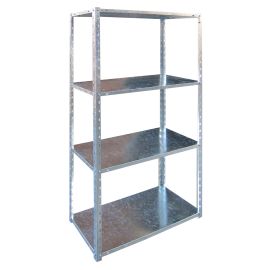 Brixo Zip galvanized steel 4-story Kit Shelf 75x30x150 cm