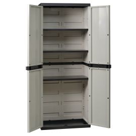 Mini Trend Resin outdoor all-shelf cabinet 3 shelves 65x37x165 cm.