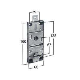 Preferserrure porte basculantedm art. 8651-0810