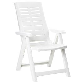 Folding armchair Yuma resin col. White 60x61x109 cm
