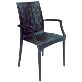 Armchair chair Mod. Bistrot in anthracite r