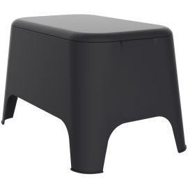 Resin table Petra Z183 Anthracite rectangular 59x39x36(H) cm