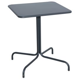 Bistrot Street table in steel Black square 60x70(H)cm