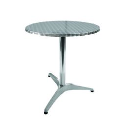 Aluminum Round Bar Table 60x70(H) cm