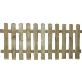Recinzione steccato Lasa Classic pino trattato 100x80(H) cm