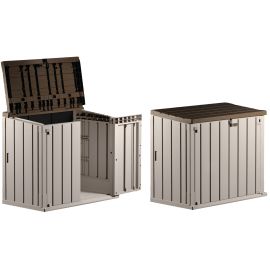 Baule Container Portattrezzi Stora Way Cod. 087 in resina doppia anta 129x74x111 cm