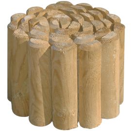 Bordura staccionata Lasa legno di pino trattato  Ø5xL200xH20 cm.