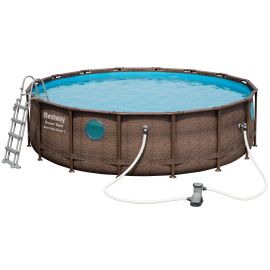 BestWay Pool Power Steel Swim Vista round porthole Mod. 56725