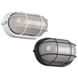 Plafoniera Ovale Trio Alga 28 Cm Bianca