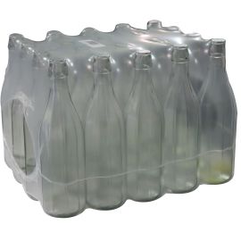 Bottiglia Vetro Costolata 1 Lt. cnf. 20Pz