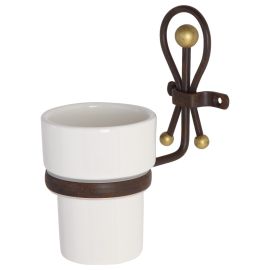 Portaspazzolino Golden Rust art. 150020b