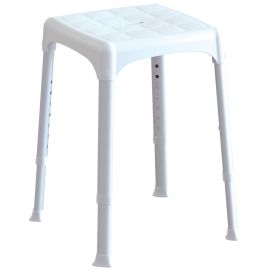 Sgabello Bianco Hl.39-54 cm. art. EH-STA-PP-BX