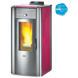 Termostufa a Pellet AMG Queen Idro 14 Bordeaux