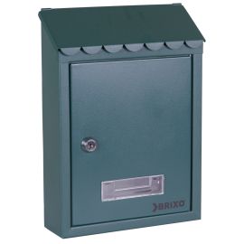 Cassetta Posta Brixo Popular Verde Con Tetto