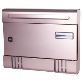 Cassetta Rivista Pluto per Esterno 36 cm.Cassetta postale rivista Brixo Pluto Per esterno. In alluminio colore bronzo, formato rivista. Dimensioni L36,5xP7xH29 cm