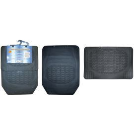 Set Tappeti Auto universali Gomma Eco 4 pezzi