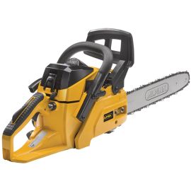 Motosega Alpina A375 Alimentazione, Miscela olio-benzina. Motore, 37 cc a scoppio. Potenza motore, 1,60 Hp. Lunghezza barra, 35 cm.