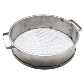 Crivello in ferro foro maglia 4x4 mm.