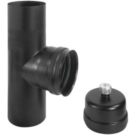 T-fitting Ala Eco M/F Eco pellet stoves 8 cm.