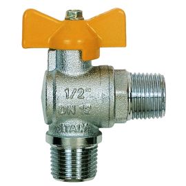 Rubinetto Gas Per Tubo Inox 1/2 M/M A.060