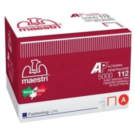 Punti metallici AP 112 per fissatrici confezione 5000 pezzi