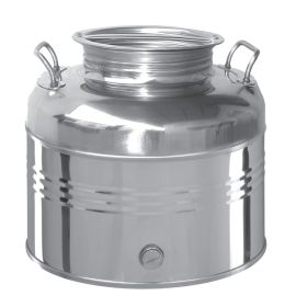 Contenitore Acciaio Inox per Olio 15 Lt.