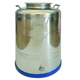 Contenitore Olio acciaio Inox 50 Lt. 