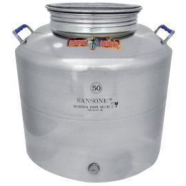 Contenitore Acciaio Inox Sansone per Olio 50 Lt.