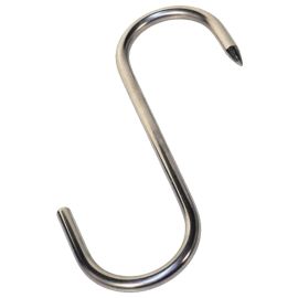 Gancio Macellaio Inox 1 Punta 100x4mm Cf10pz