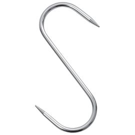 Gancio Macellaio Inox 2 Punte 120x5mm Cf10pz