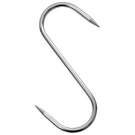 Gancio Macellaio Inox 2 Punte 140x6mm Cf10pz