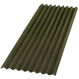 Corrugated sheet Base 9 PPHR Green L200xh85 cm.