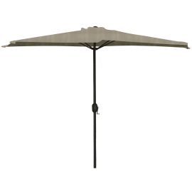 Aluminum Parasol Mezzaluna Grey